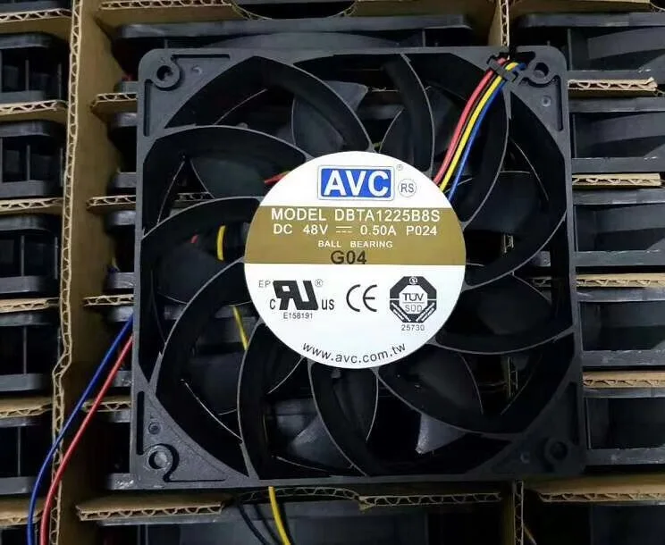 10 шт. оптовая продажа новинка для AVC DBTA1225B8S 12 см постоянный ток 48 В 0 50 А 24 Вт 12025