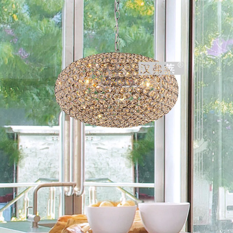 Minimalist modern fashion creative arts K9 crystal chandelier bedroom living room dining restaurant oval HRHC/12 |