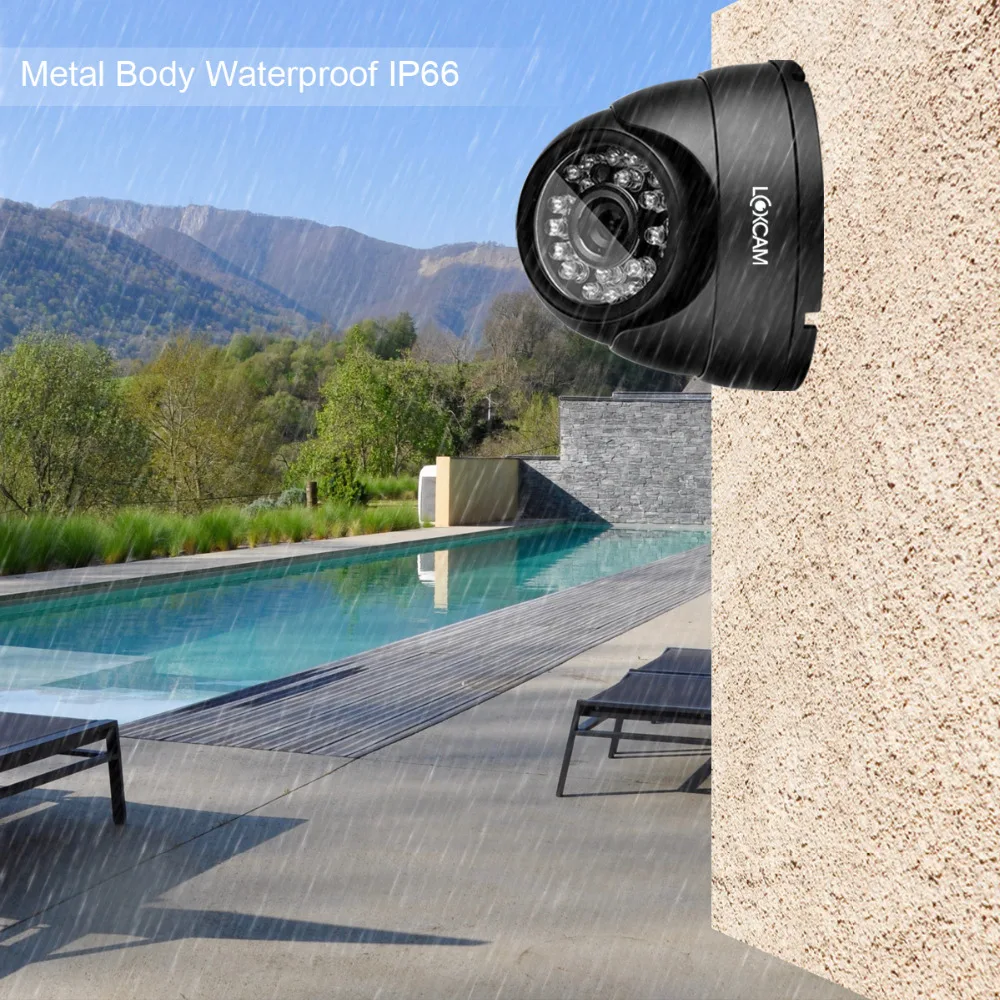 Камера видеонаблюдения LOXCAM SONY IMX323 Full HD 2 МП 1080P IP66 in/outdoor|security surveillance camera|surveillance