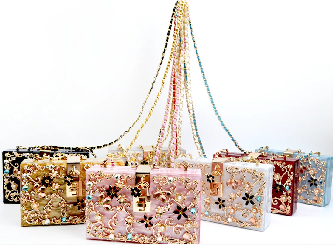 Вечерняя сумочка роскошная Высококачественная Женская сумочка-клатч из