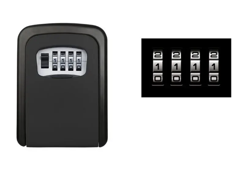 Сейф для хранения ключей из металлического сплава 4 цифровых комбинированных