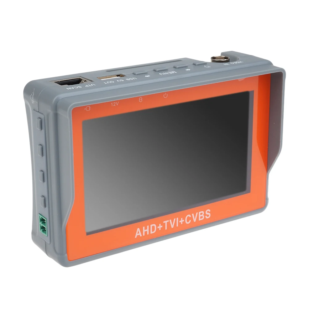 Портативный наручный 4 3 &quotЖК дисплей HD AHD/TVI + CVBS аналог видеонаблюдения монитор