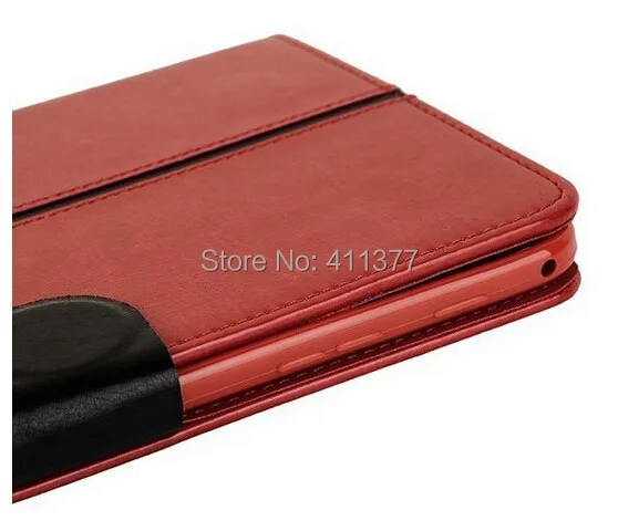 10pcs/lot Free Shipping Book Style 3 Card Slots Retro Crazy Horse Leather Case with Stand For Samsung Galaxy Tab 4 8.0 T330 |