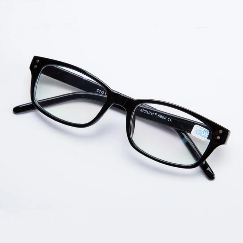 

Square Rivets Frame Women Myopia Glasses Men Plastic Frames Myopia Glasses -1.0 -1.5 -2.0 -2.5 -3.0 -3.5 -4.0