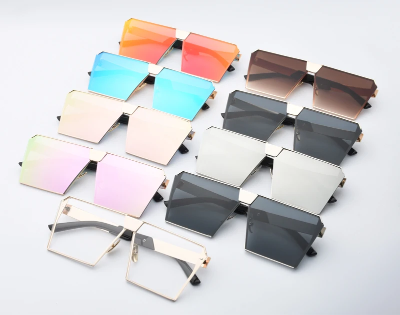 Очки солнцезащитные квадратные для мужчин и женщин модные брендовые