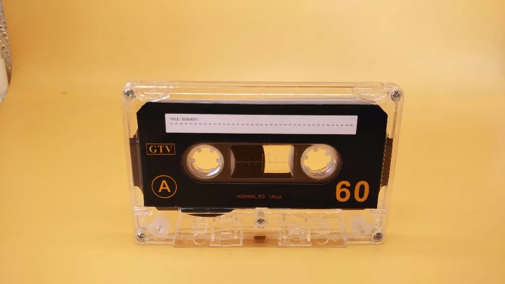 Абсолютно новый пустой аудио CassetteTape пустые записи магнитофон кассетный плеер