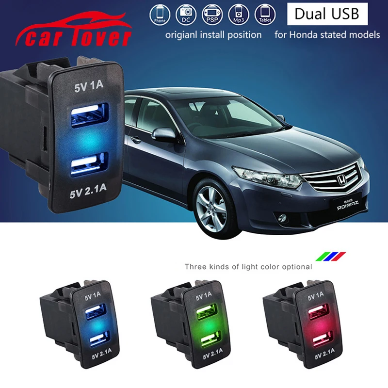 Хит продаж водонепроницаемый автомобильный двойной usb разъем автомобильное