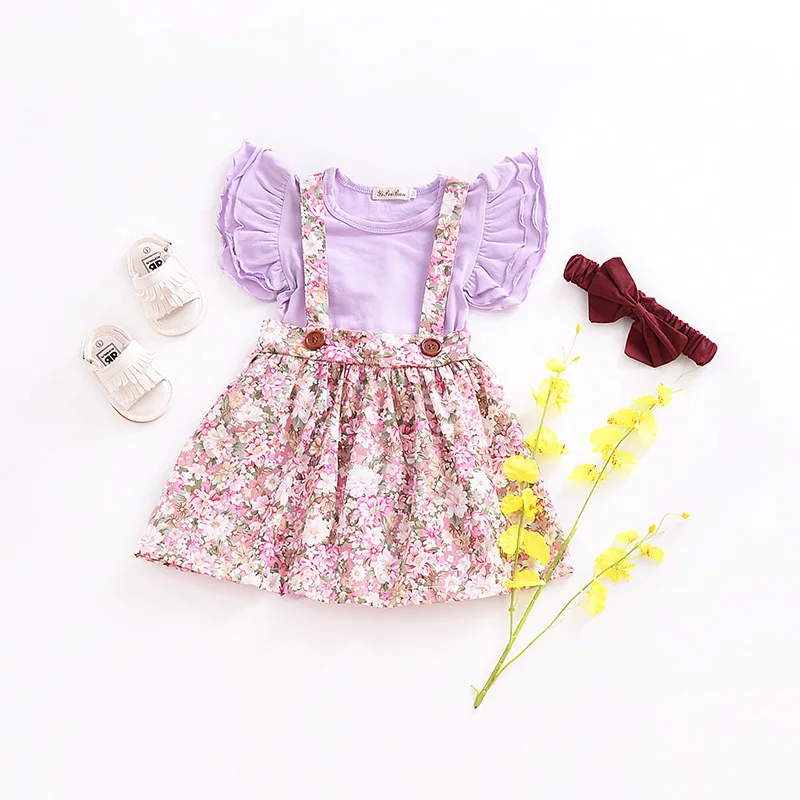 2018 платье с цветочным рисунком для маленьких девочек летнее открытой спиной