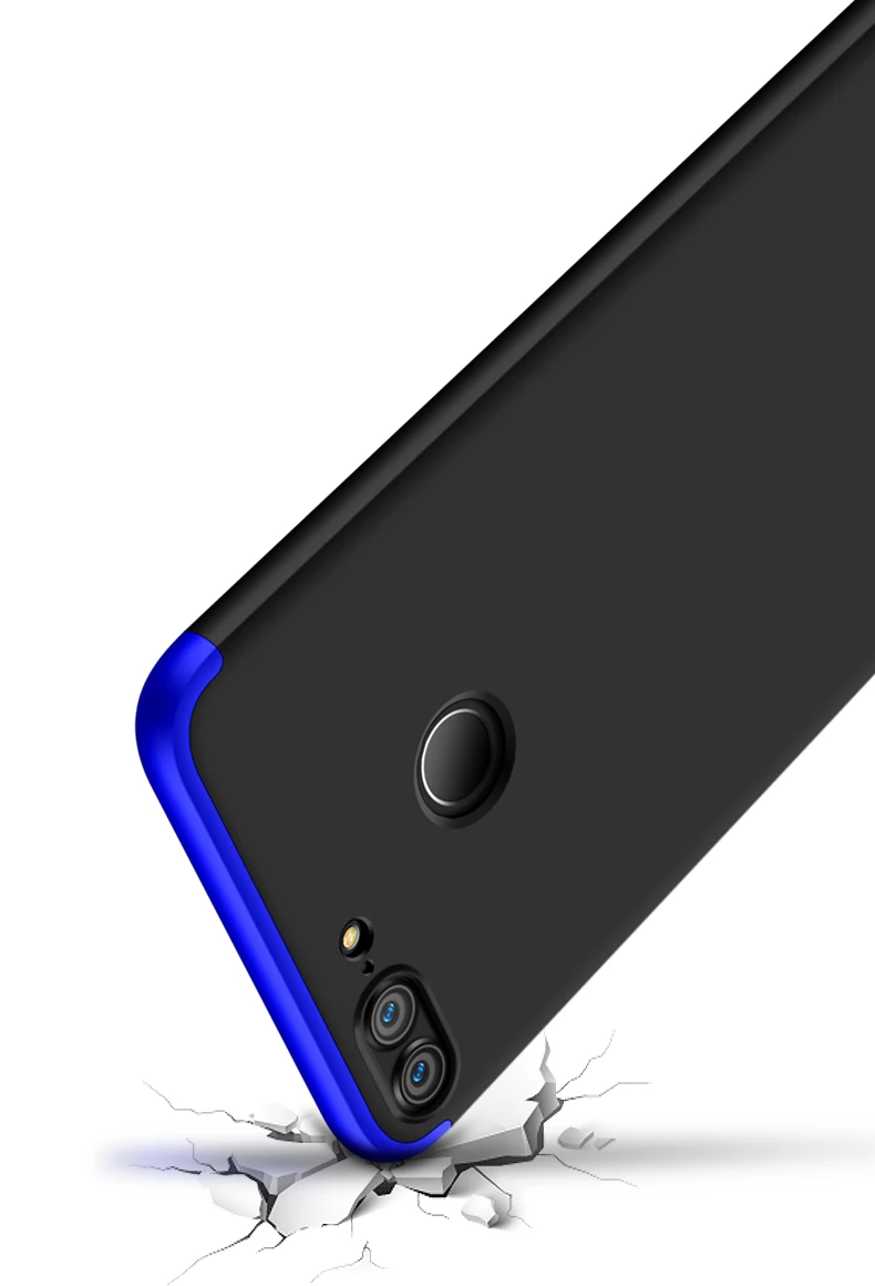 Полный защитный чехол для huawei Honor 9 Lite, модная матовая задняя крышка 3 в 1, чехол для мобильного телефона huawei Honor 9 Lite, Жесткий Чехол