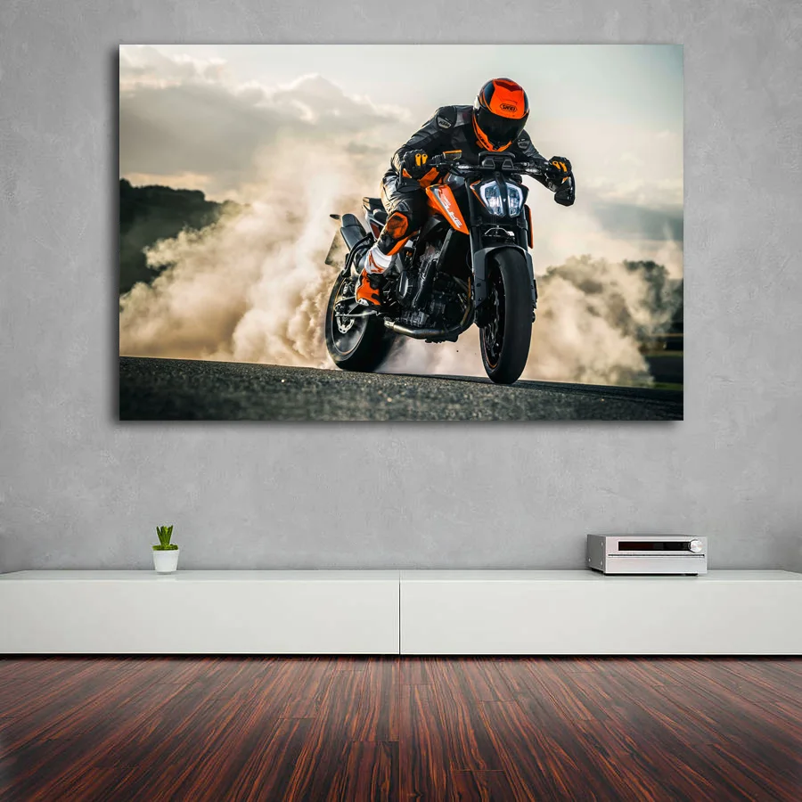 Superbike 790 мотоцикл обои настенный художественный постер картина напечатанная