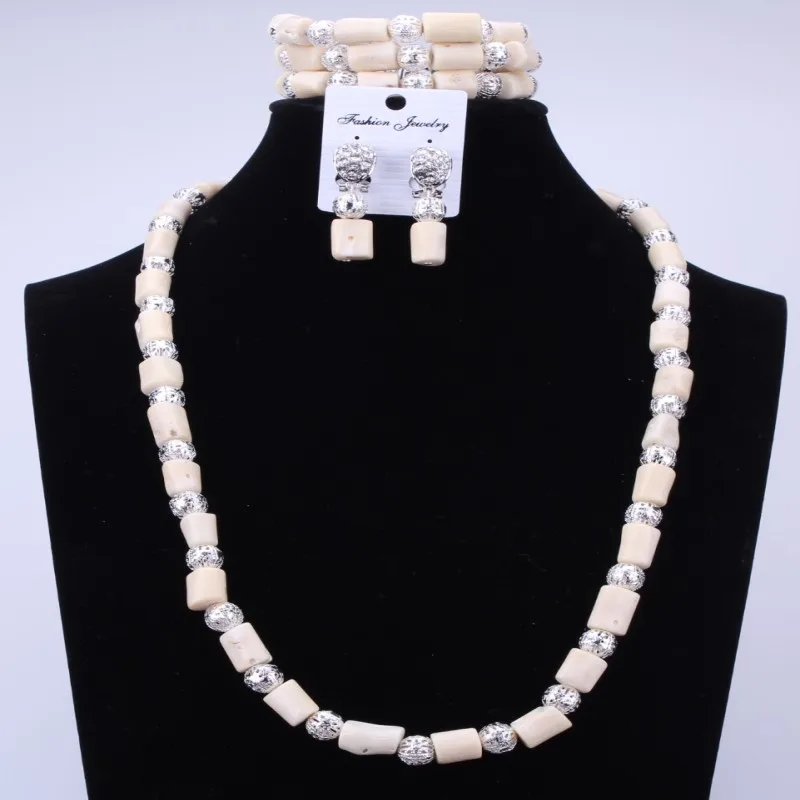 Золото и Sage африканские Коренастый Бусы Ювелирные наборы мода в нигерийском