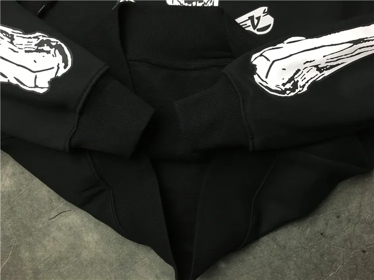 Новинка 19ss мужские джентльменские толстовки с капюшоном с карманом и черепом в живую одинокую жизнь Kenye бархатные хлопковые утепленные флисовые толстовки с капюшоном# F54