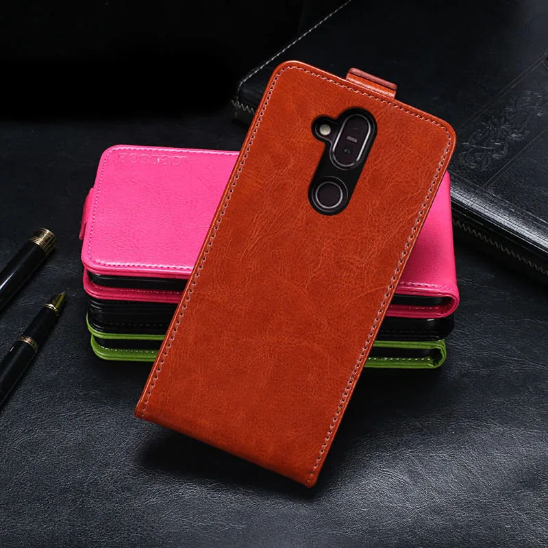 ITien Высокое качество Прочный флип Роскошный Стиль Защитный чехол для Nokia 8 1 ТПУ