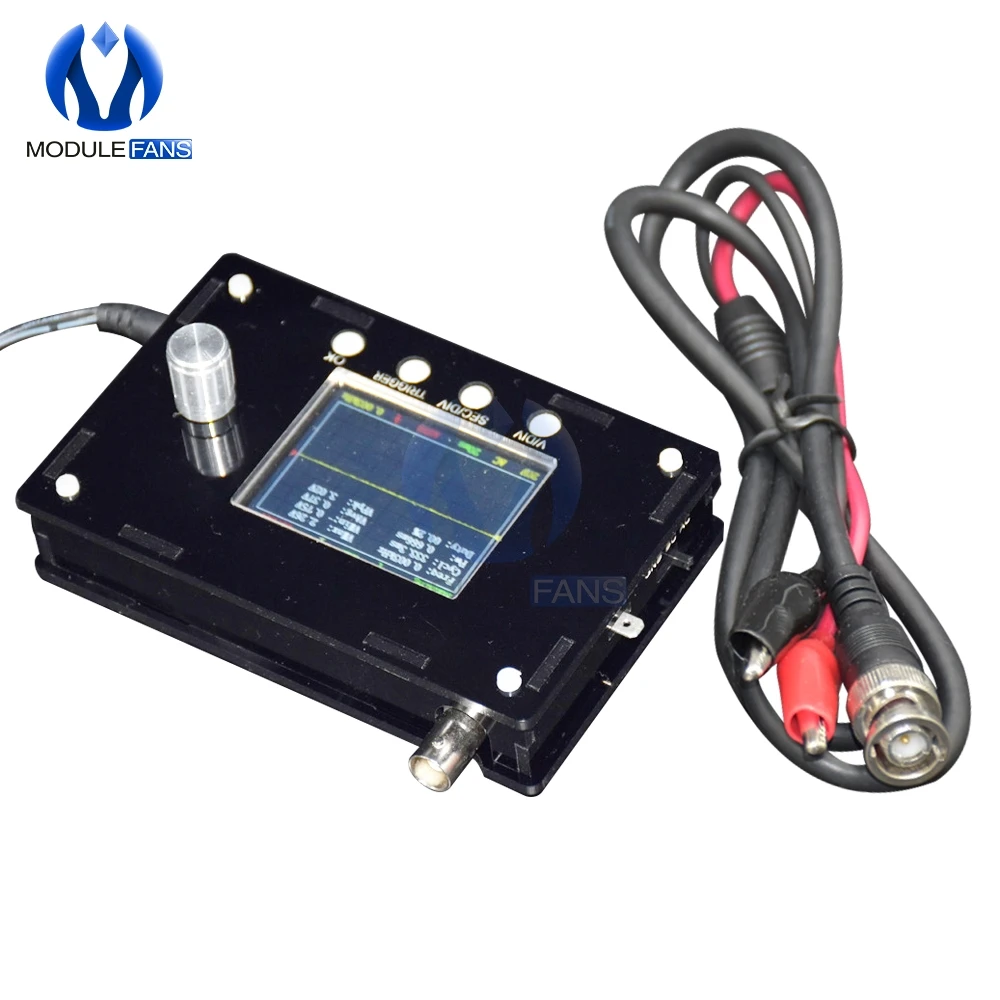 Мини цифровой осциллограф тестер DSO328 1MSPS 2 4 дюйма TFT LCD Atmega328p STM32 12 битный зонд BNC Byond