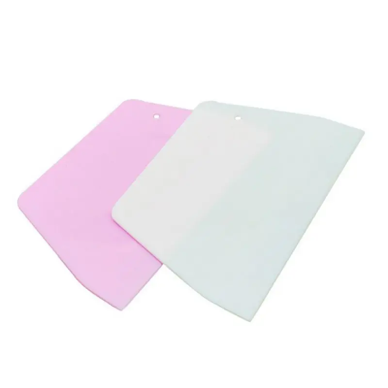 Скребок для теста пиццы 1 шт. пластиковые трапециевидные лопатки помадки