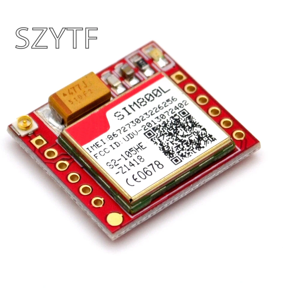 Маленький модуль SIM800L GPRS GSM карта MicroSIM Core BOard Quad band ttl последовательный порт с