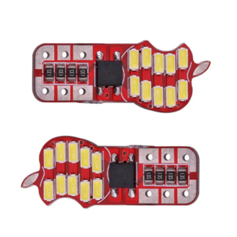 2 шт. Автомобильные светодиодные лампы T10 W5W 194 3014 20SMD PCB Canbus|Сигнальная лампа| |