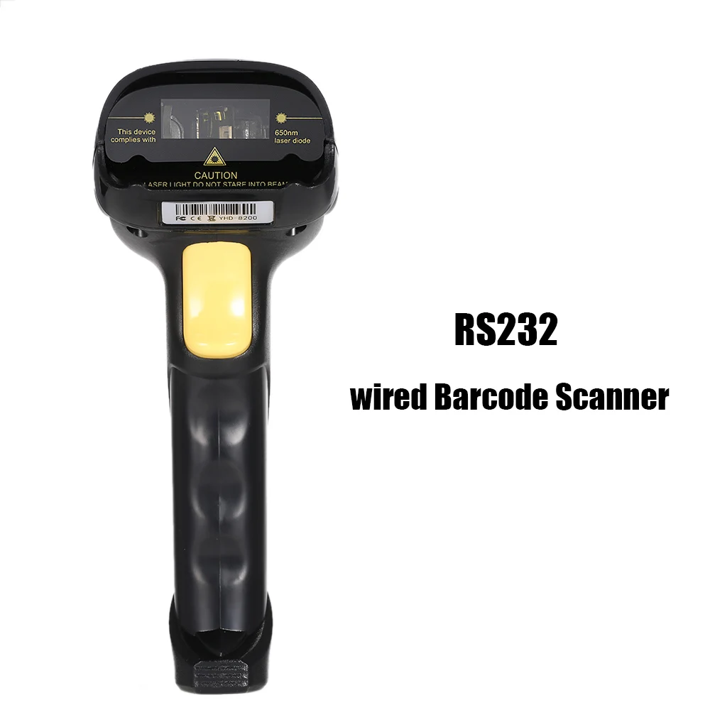 RS232 Scanner Самый дешевый высококачественный проводной сканер штрихкодов Поддержка RS232 USB 58 мм Термопринтер для POS принтера для POS системы RS232 - Цвет: RS232 Scanner