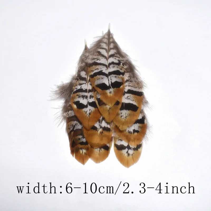 16 to 6-10cm 20-100 шт Высокое качество натуральные перья фазана для одежды DIY Перья павлина для украшения куриное перо - Цвет: 16 to 6-10cm