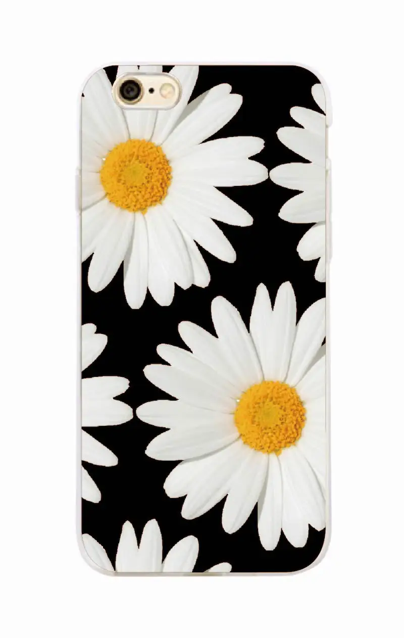 Cute Summer Daisy Sunflower Floral Flower Soft Clear Phone Case Fundas Coque For iPhone 14 14ProMax 14Plus 13Promax 13 12 11