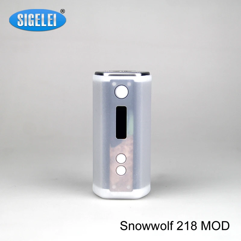 100% Оригинал Sigelei Snowwolf 218 Mod 0 1 3.0ohm 10 Вт TC электронные сигареты vape без аккумулятора