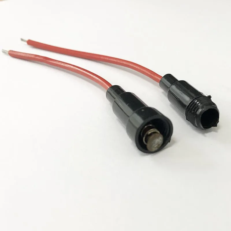 10 шт. автомобильный держатель предохранителя черный красный пластиковый винт с