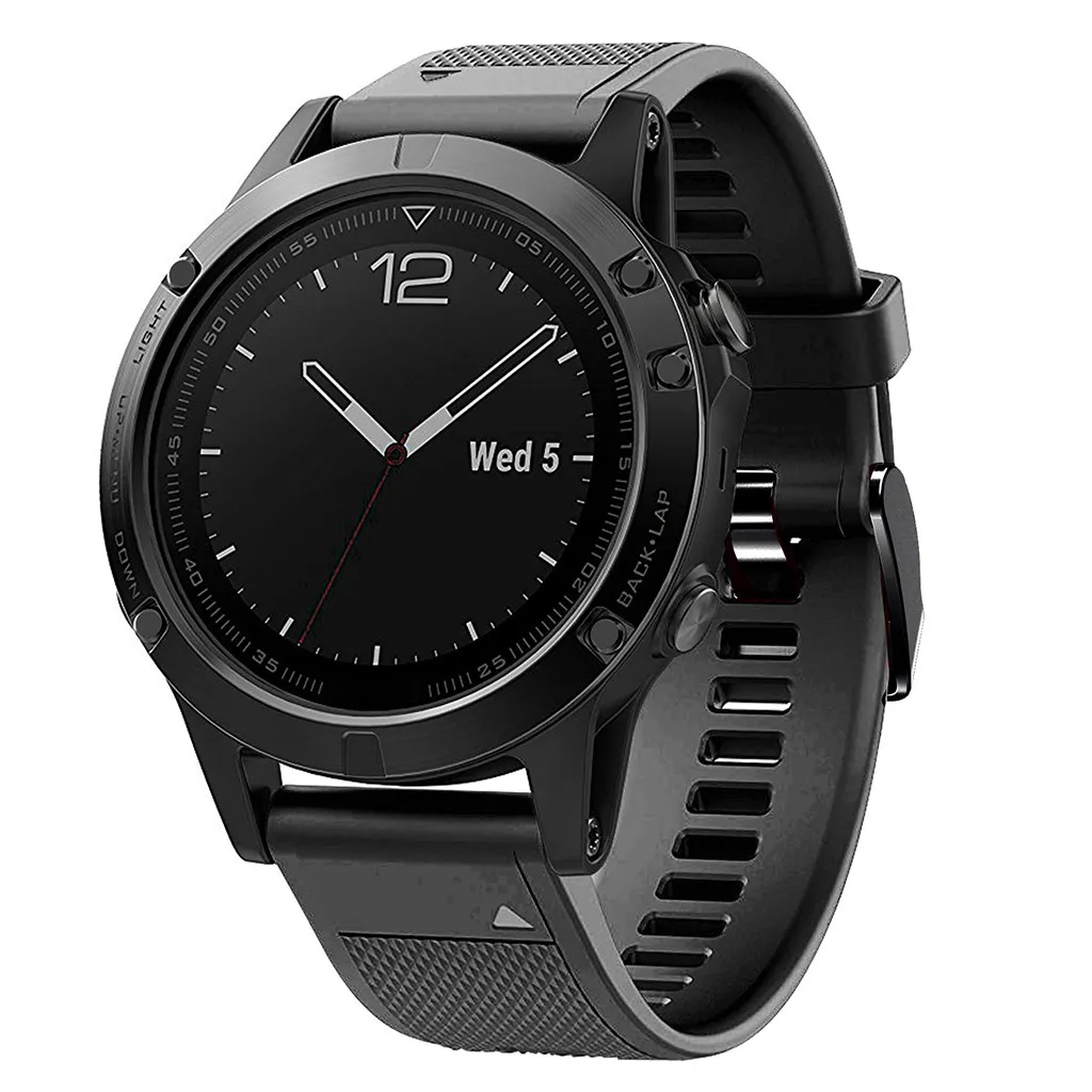 Замена ТПУ Мягкие часы ремешок для Garmin Fenix 5/5 Plus Смарт часы долговечные аксессуары#530