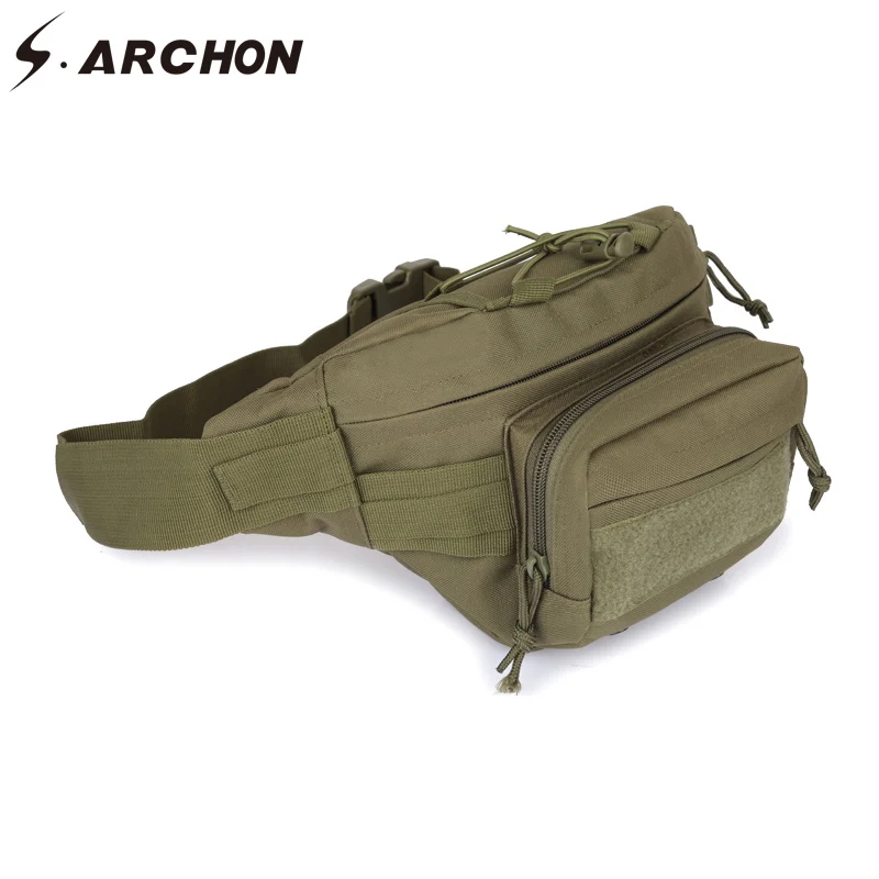 Мужской Камуфляжный поясной рюкзак S.ARCHON военные армейские сумки