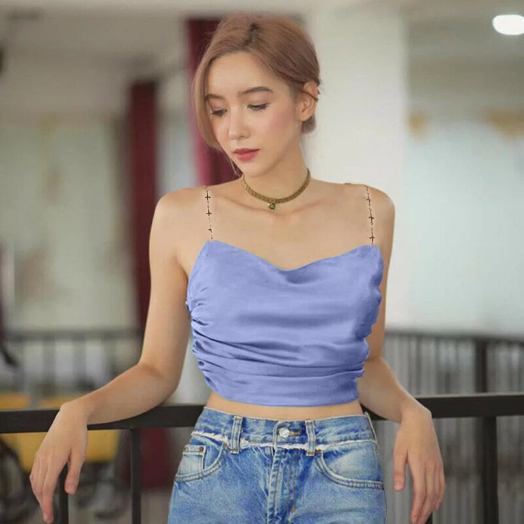 Новые футболки женские летние винтажные на бретельках|Топы| |