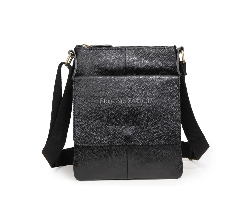 Мужская сумка мессенджер из 100% натуральной кожи модная повседневная