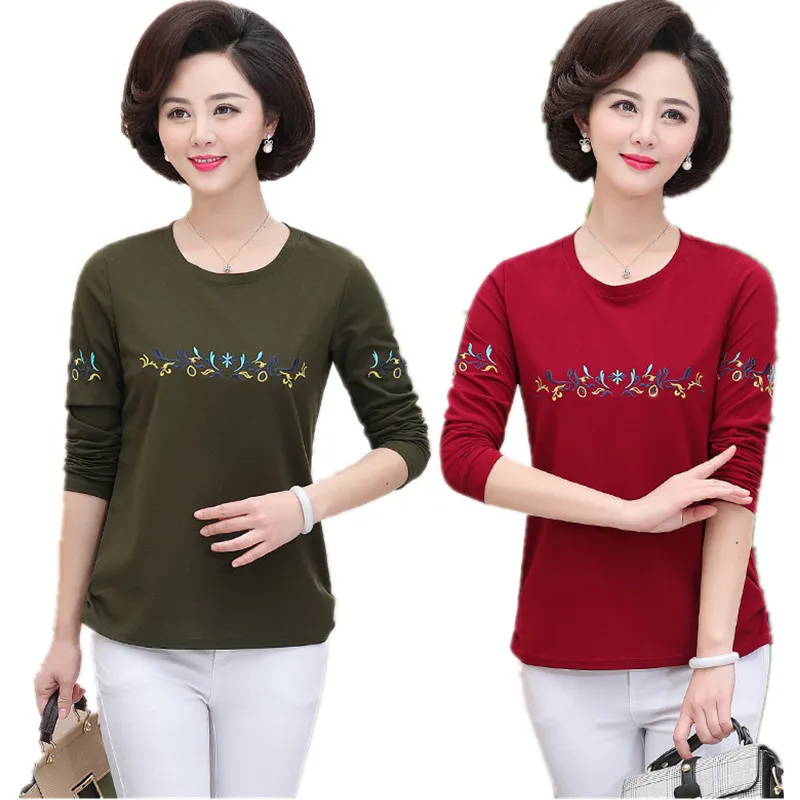 Модная женская рубашка с длинным рукавом и круглым вырезом принтом новинка на