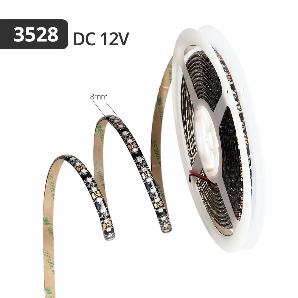 12В УФ ультрафиолетовая Светодиодная лента светильник 3528 SMD 120 светодиодный s/m