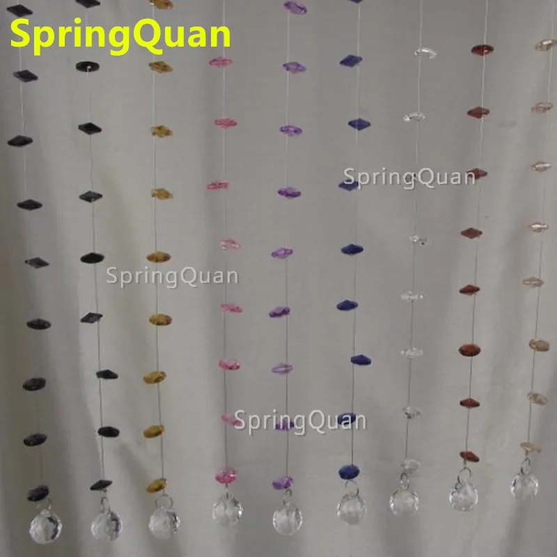 SpringQuan 5 шт. высококачественные Восьмиугольные украшения-бисер цветной