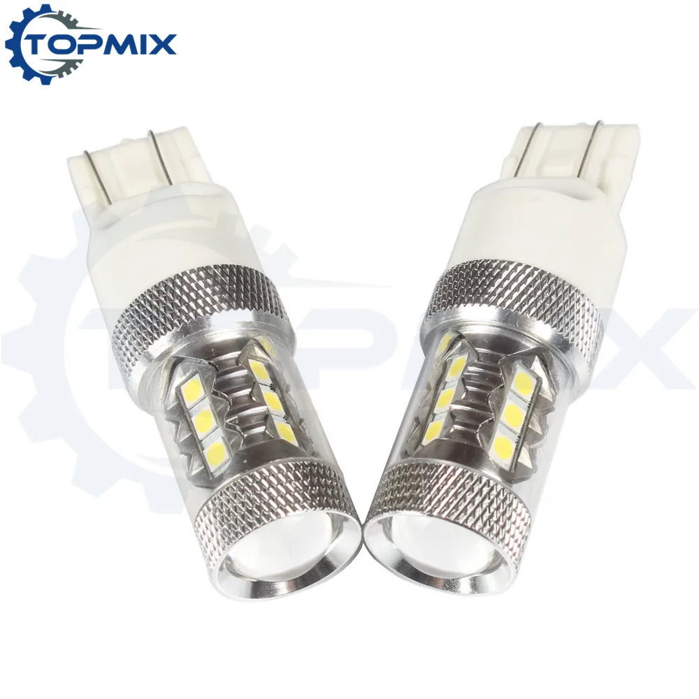 W21/5W 7443 T20 двойная гирлянда 16 SMD 80W светодиодсветодиодный автомобильные