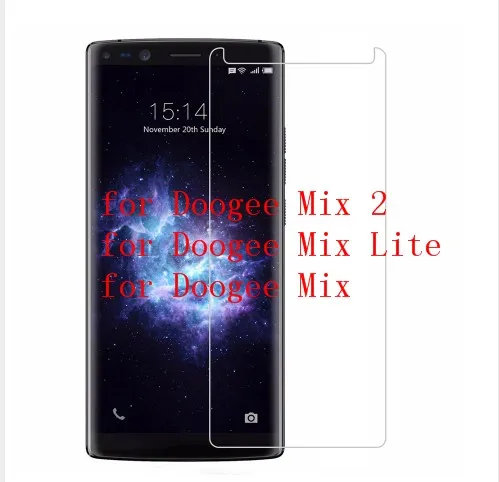 2 шт. закаленное стекло Для Doogee Mix 2.5D 9H тонкая защитная Пленка Lite|Защитные стёкла и