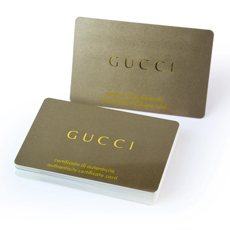 Factory direct sale printing metalic silver hot stamping plastic pvc vip card |