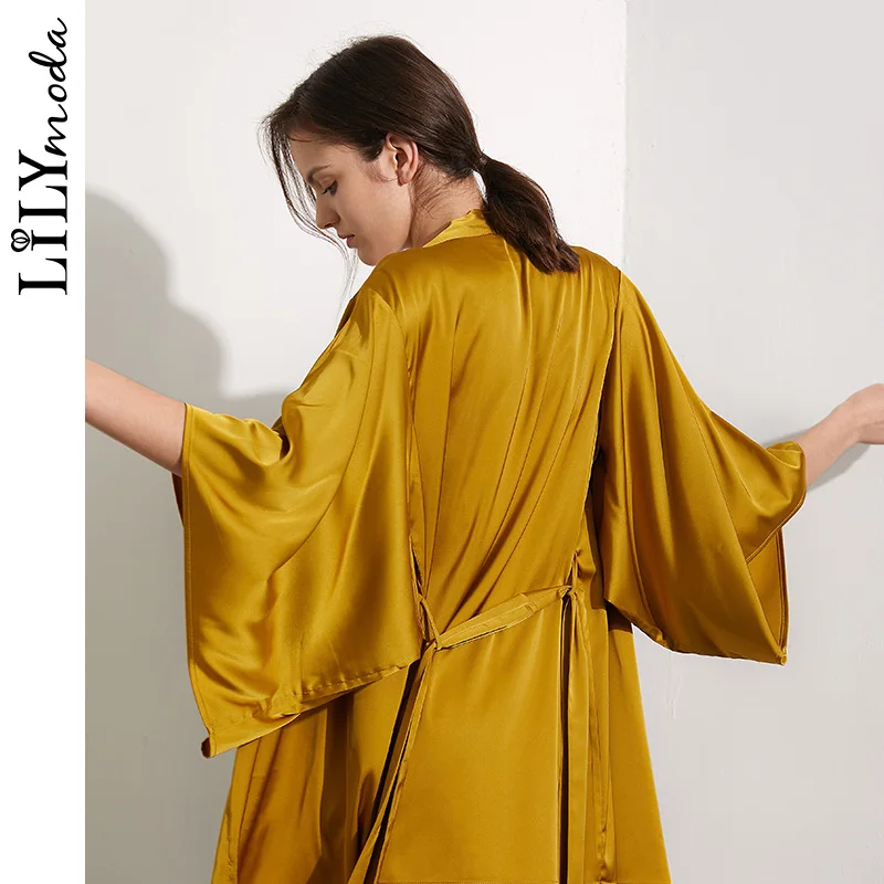 Брендовая одежда для сна Lilymoda 2019 Новое поступление атласная Свадебная подружки