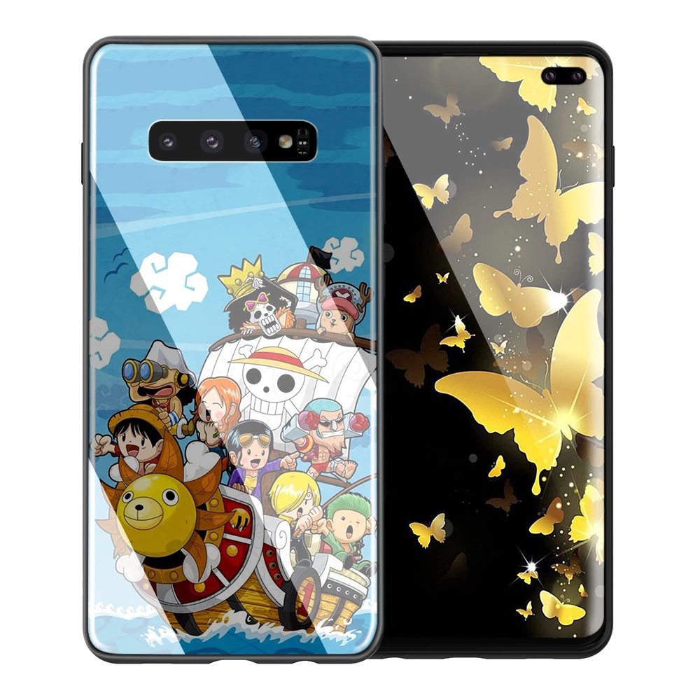 TG2 Yimaoc Одна деталь Стекло чехол для samsung Galaxy S7 S8 S9 S10 Plus, Note 8, 9, 10, A50 A20 A10 A70 - Цвет: TG2