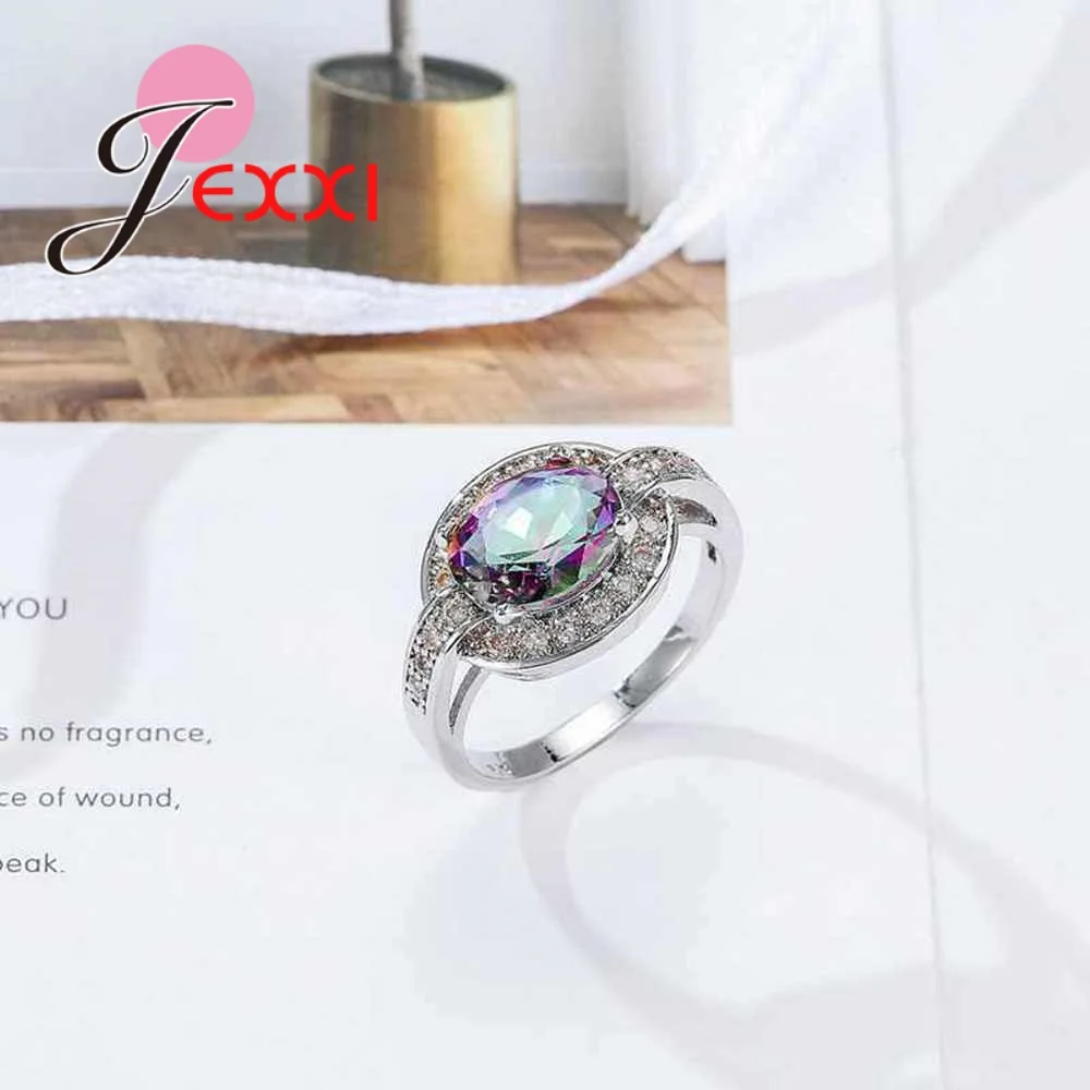 Женское кольцо на палец с фианитами размеры 6-10 | Украшения и аксессуары