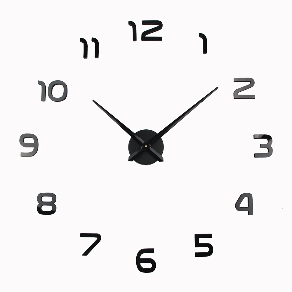 3D DIY настенные часы Современный стиль 2019 новые Saat Reloj De Pared металлические