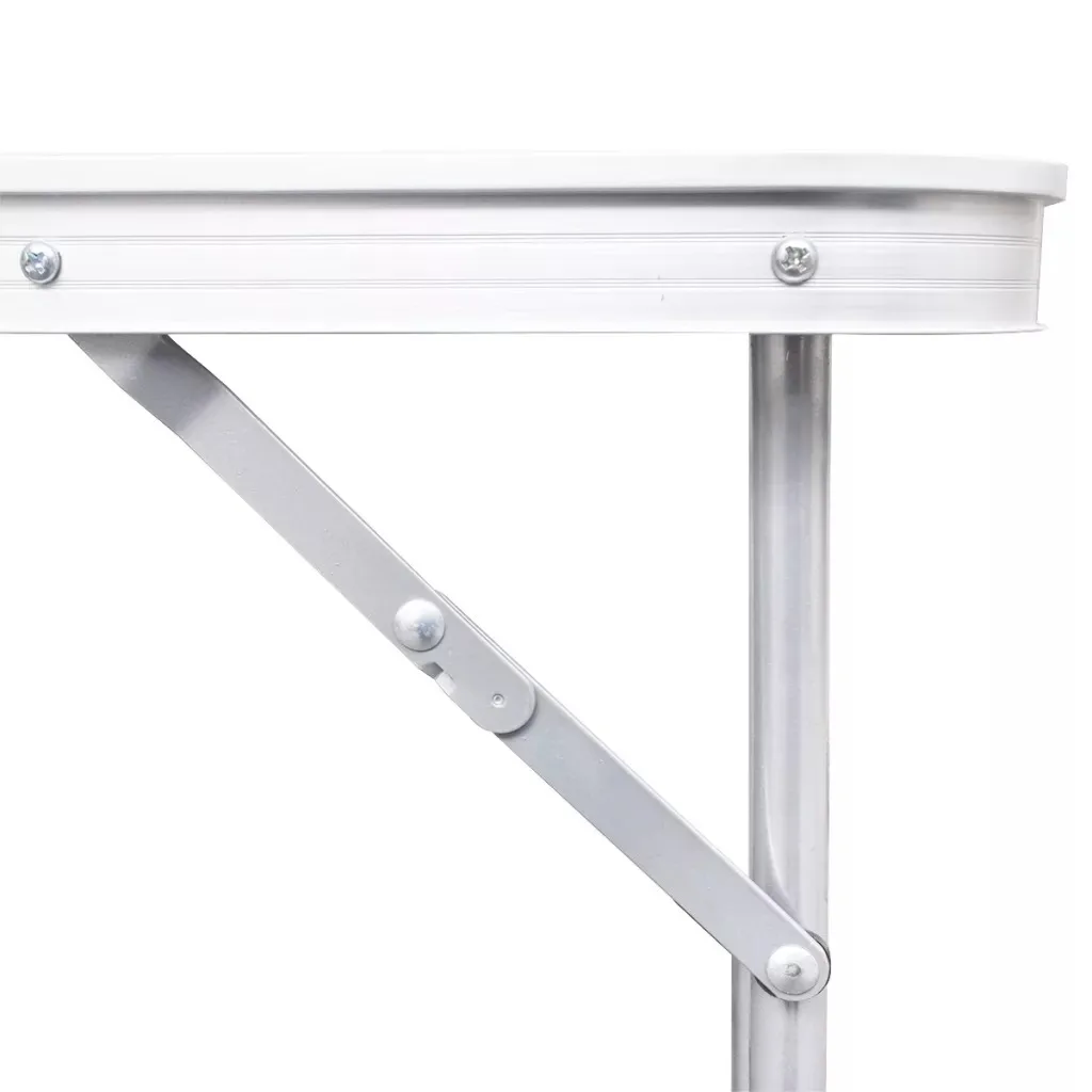 vidaXL Stable And Durable Foldable Camping Table Height Adjustable With 4 Stools Suitable For Kitchens Decks Picnics | Мебель