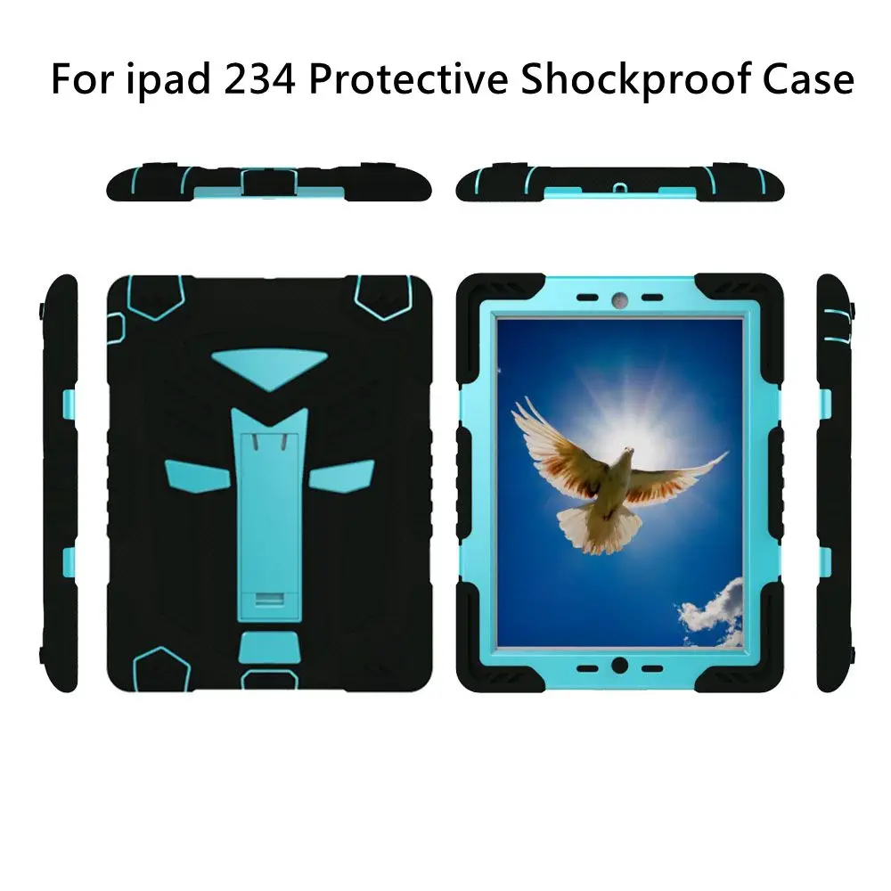 Чехол для Apple ipad 2 3 4 гибридная Противоударная крышка военного трансформатора