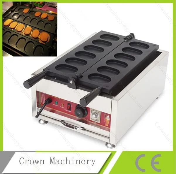 Бесплатная доставка 6 шт. электрическая антипригарная машина для коммерческого