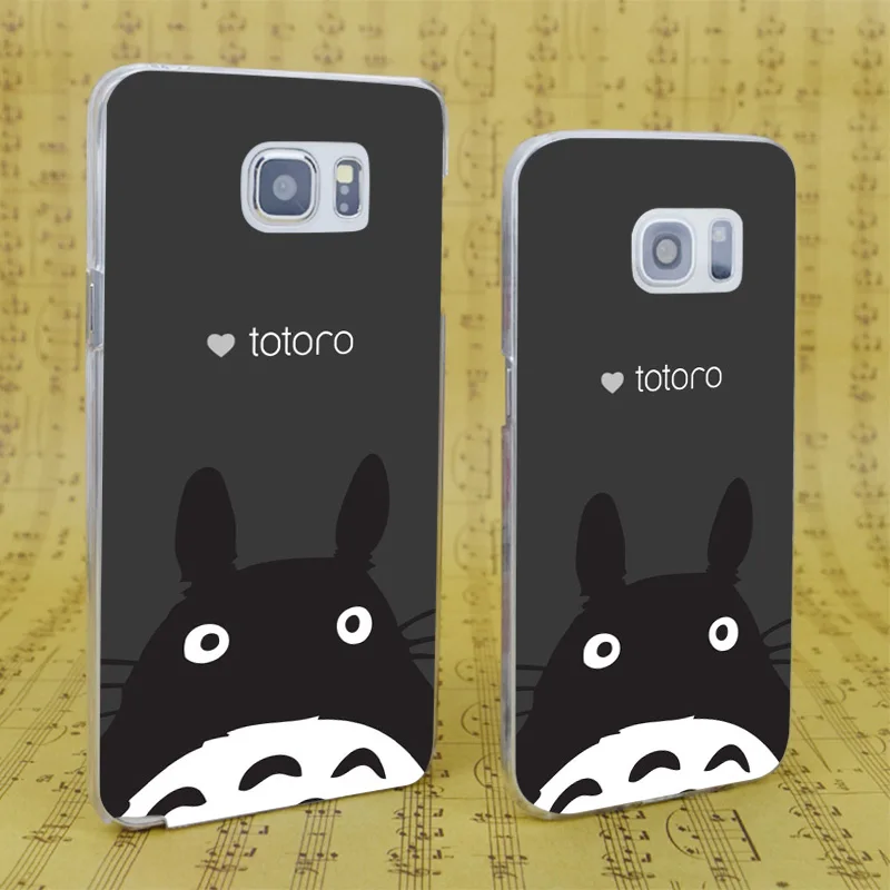 Dream Фокс b4064 Тоторо Smie прекрасный прозрачный жесткий чехол для Samsung Galaxy S 4 5 6 7 8 мини