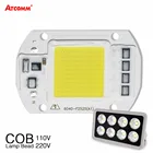 Матричная светодиодсветильник лампа с Cob матрицей для прожектора, светодиодный прожексветильник сделай сам, уличная лампа на плате, 110 В, 220 В, 20 Вт, 30 Вт, 50 Вт, умный IC
