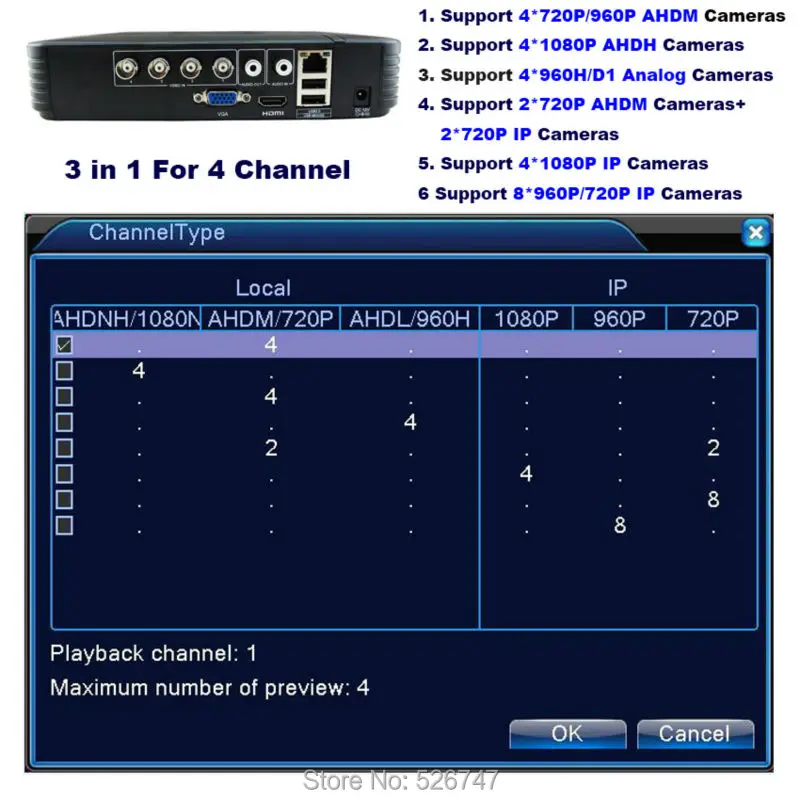 видеонаблюдение мини DVR 4 канала полный D1 запись 8 канальный видеонаблюдения dvr в