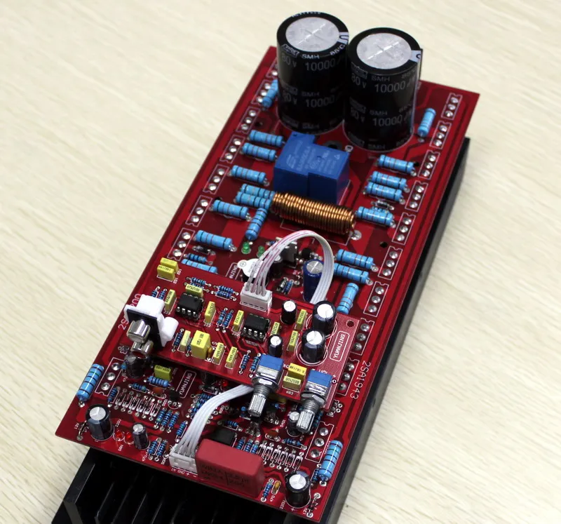 700 Вт AC45-50V 35-150 Гц высокомощная Плата усилителя сабвуфера/NE5532 10000 мкФ/80 в* 2 высокомощная Плата усилителя сабвуфера