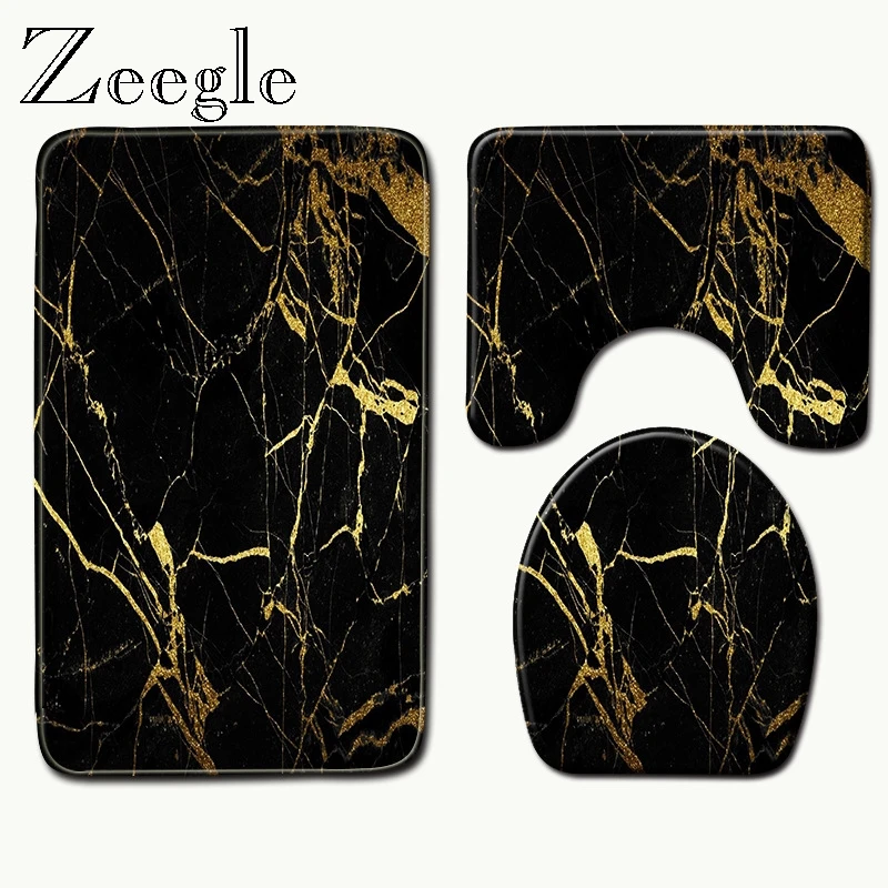 Zeegle компании huade Ванная комната напольный коврик для туалета Нескользящие
