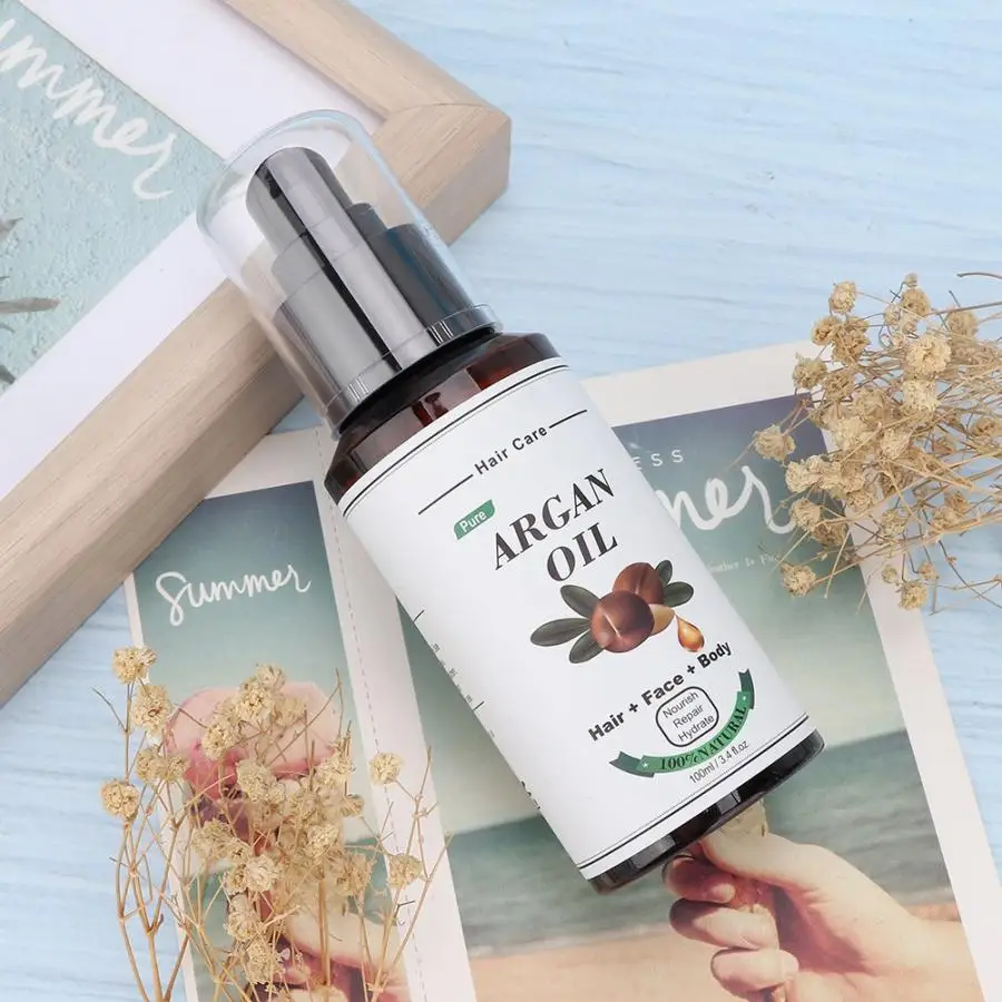 100 мл аргановое масло мягкий уход за волосами эфирное поврежденные волосы ремонт