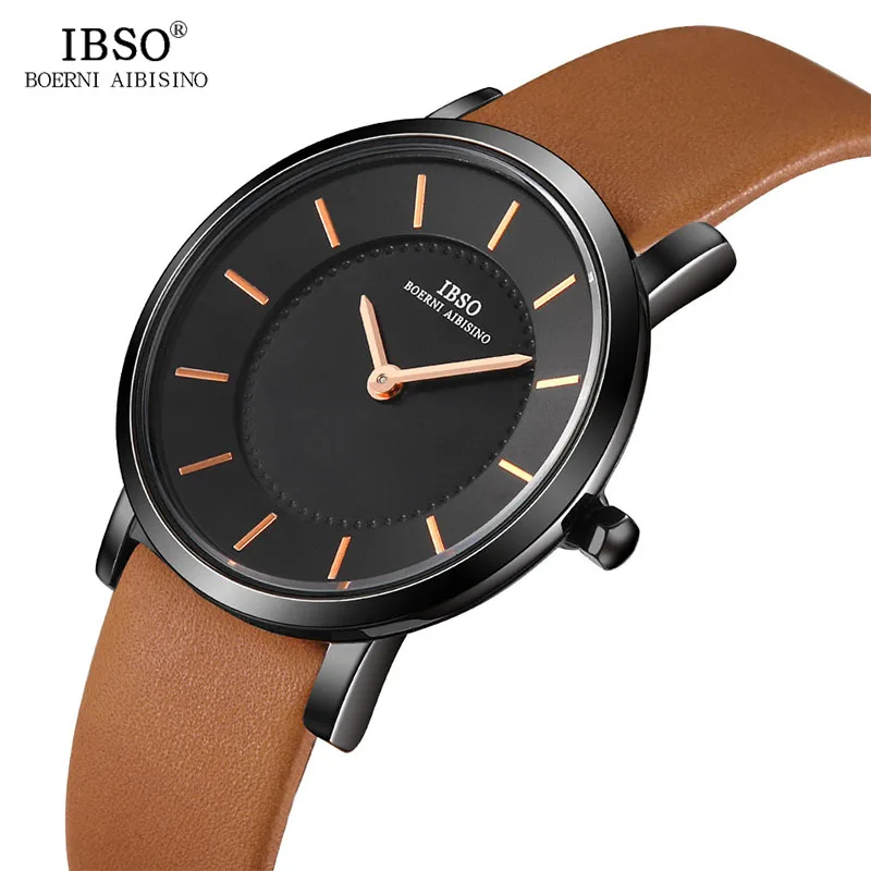 IBSO 7 6 мм наручные женские часы простые модные Montre Femme 2021 кварцевые Relogio